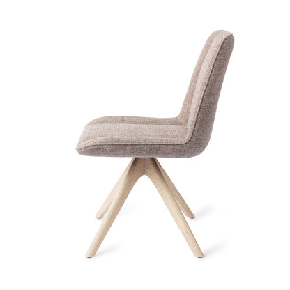 Jesper Home Umedo Grainy Greige Eetkamerstoel - Revolve Oak Bleach - KwaliteitWonen.nl