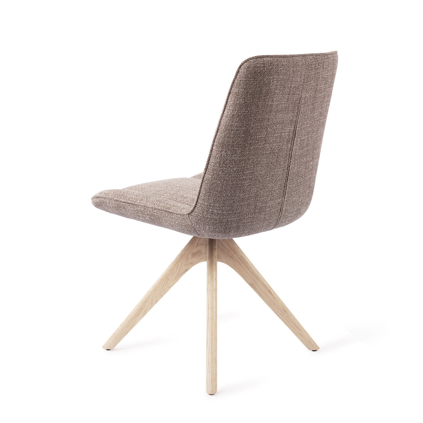Jesper Home Umedo Grainy Greige Eetkamerstoel - Revolve Oak Bleach - KwaliteitWonen.nl