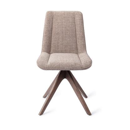 Jesper Home Umedo Grainy Greige Eetkamerstoel - Revolve Oak Walnut - KwaliteitWonen.nl
