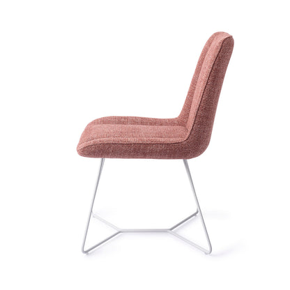Jesper Home Umedo Scarlet Grain Eetkamerstoel - Beehive White - KwaliteitWonen.nl