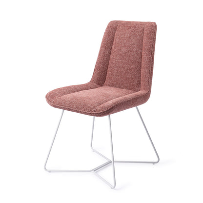 Jesper Home Umedo Scarlet Grain Eetkamerstoel - Beehive White - KwaliteitWonen.nl