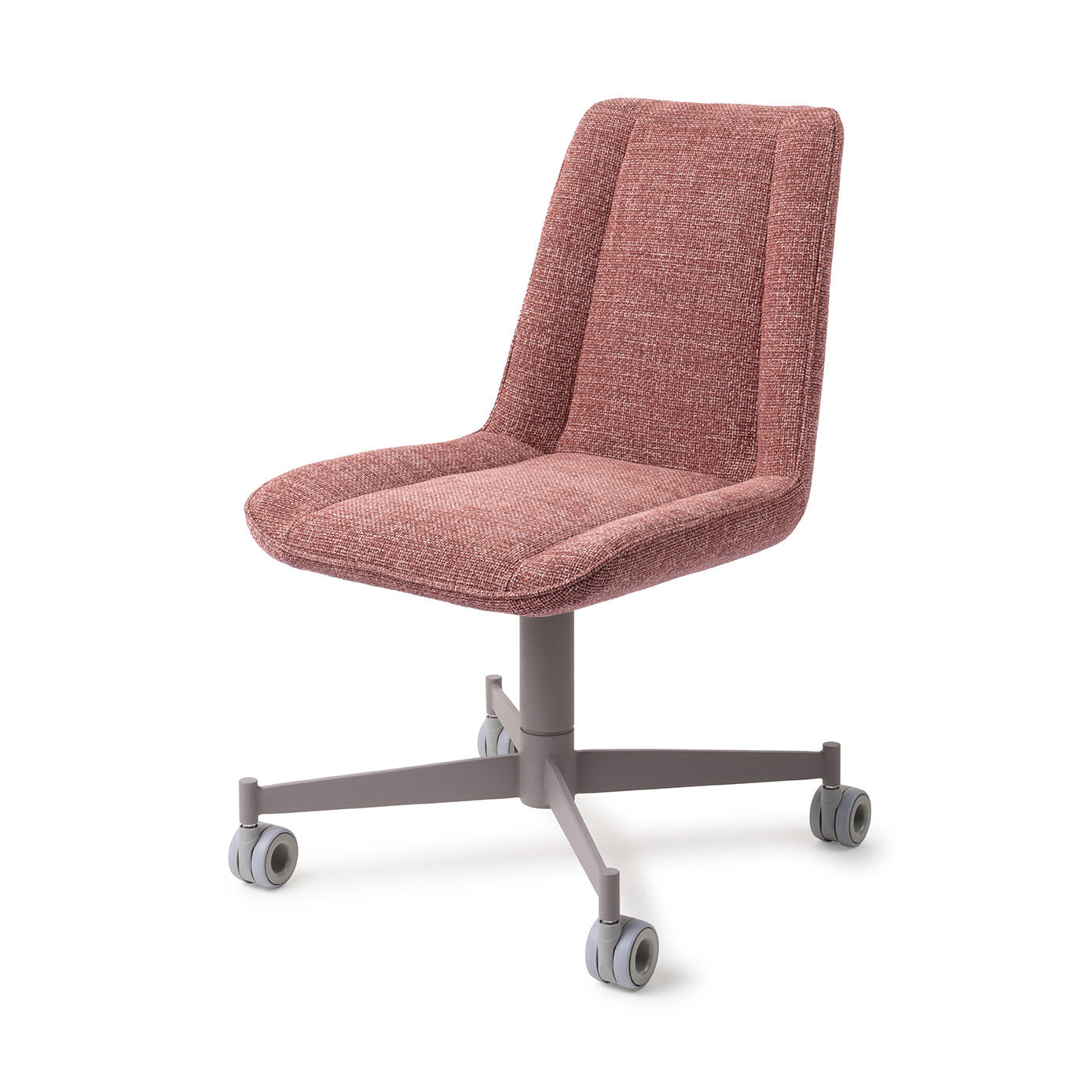Jesper Home Umedo Scarlet Grain Eetkamerstoel - Caster Grey - KwaliteitWonen.nl