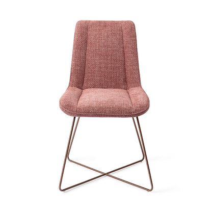 Jesper Home Umedo Scarlet Grain Eetkamerstoel - Cross Rose - KwaliteitWonen.nl