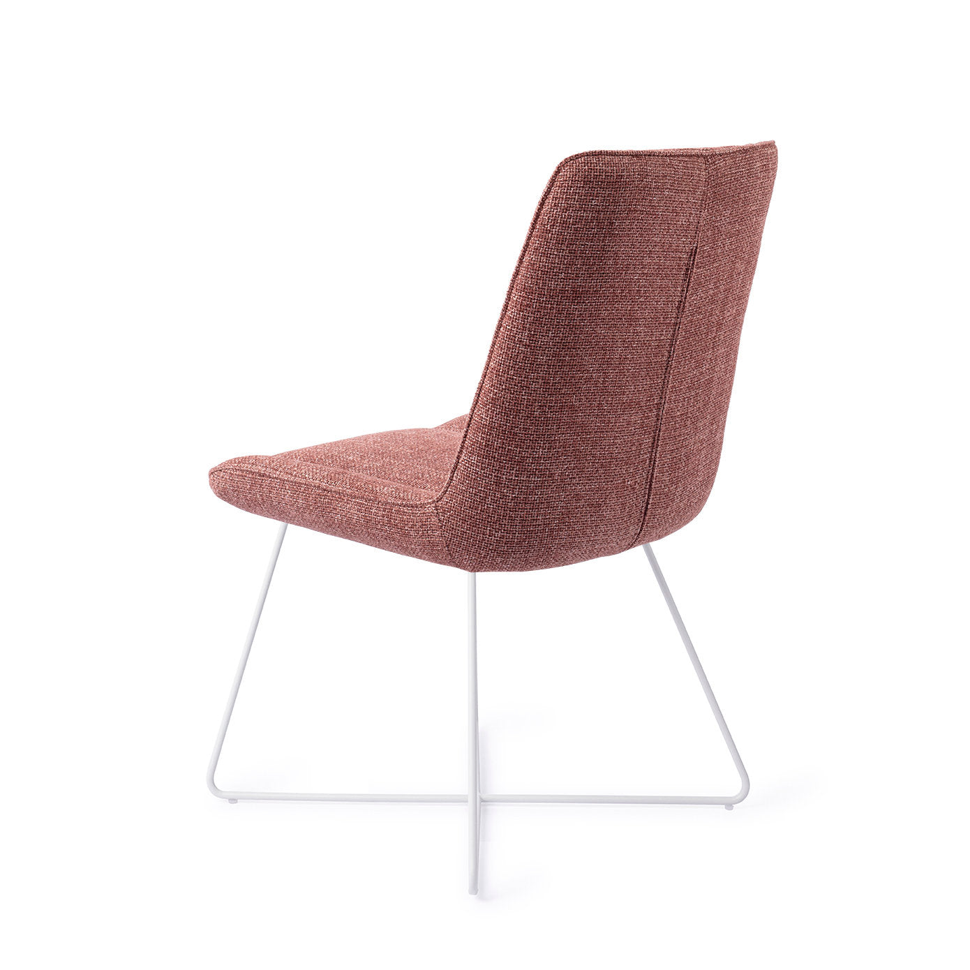 Jesper Home Umedo Scarlet Grain Eetkamerstoel - Cross White - KwaliteitWonen.nl