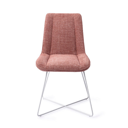 Jesper Home Umedo Scarlet Grain Eetkamerstoel - Cross White - KwaliteitWonen.nl