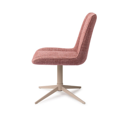 Jesper Home Umedo Scarlet Grain Eetkamerstoel - Quad Beige - KwaliteitWonen.nl