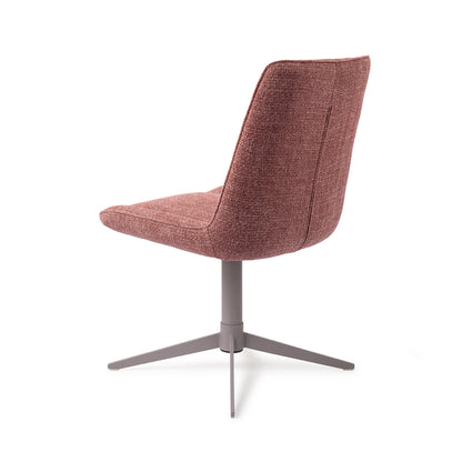 Jesper Home Umedo Scarlet Grain Eetkamerstoel - Quad Grey - KwaliteitWonen.nl