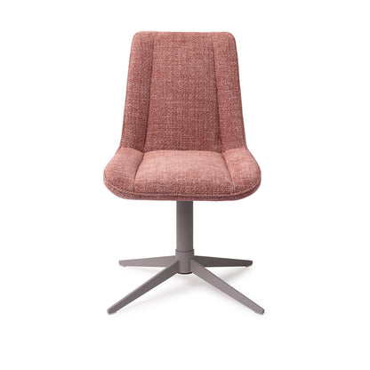 Jesper Home Umedo Scarlet Grain Eetkamerstoel - Quad Grey - KwaliteitWonen.nl