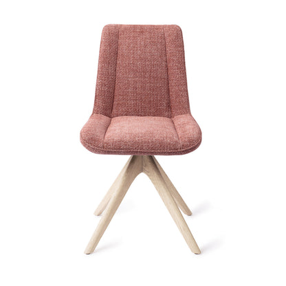 Jesper Home Umedo Scarlet Grain Eetkamerstoel - Revolve Oak Bleach - KwaliteitWonen.nl
