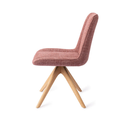 Jesper Home Umedo Scarlet Grain Eetkamerstoel - Revolve Oak Natural - KwaliteitWonen.nl