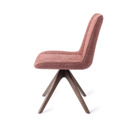 Jesper Home Umedo Scarlet Grain Eetkamerstoel - Revolve Oak Walnut - KwaliteitWonen.nl