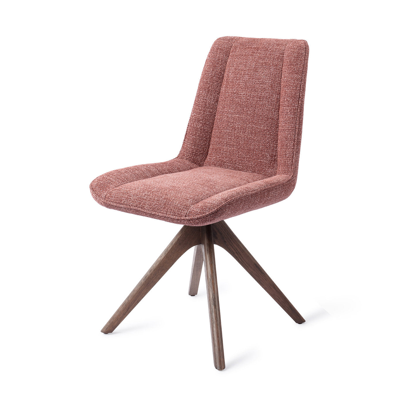 Jesper Home Umedo Scarlet Grain Eetkamerstoel - Revolve Oak Walnut - KwaliteitWonen.nl