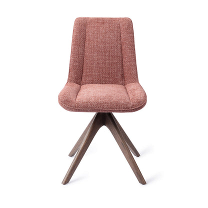 Jesper Home Umedo Scarlet Grain Eetkamerstoel - Revolve Oak Walnut - KwaliteitWonen.nl