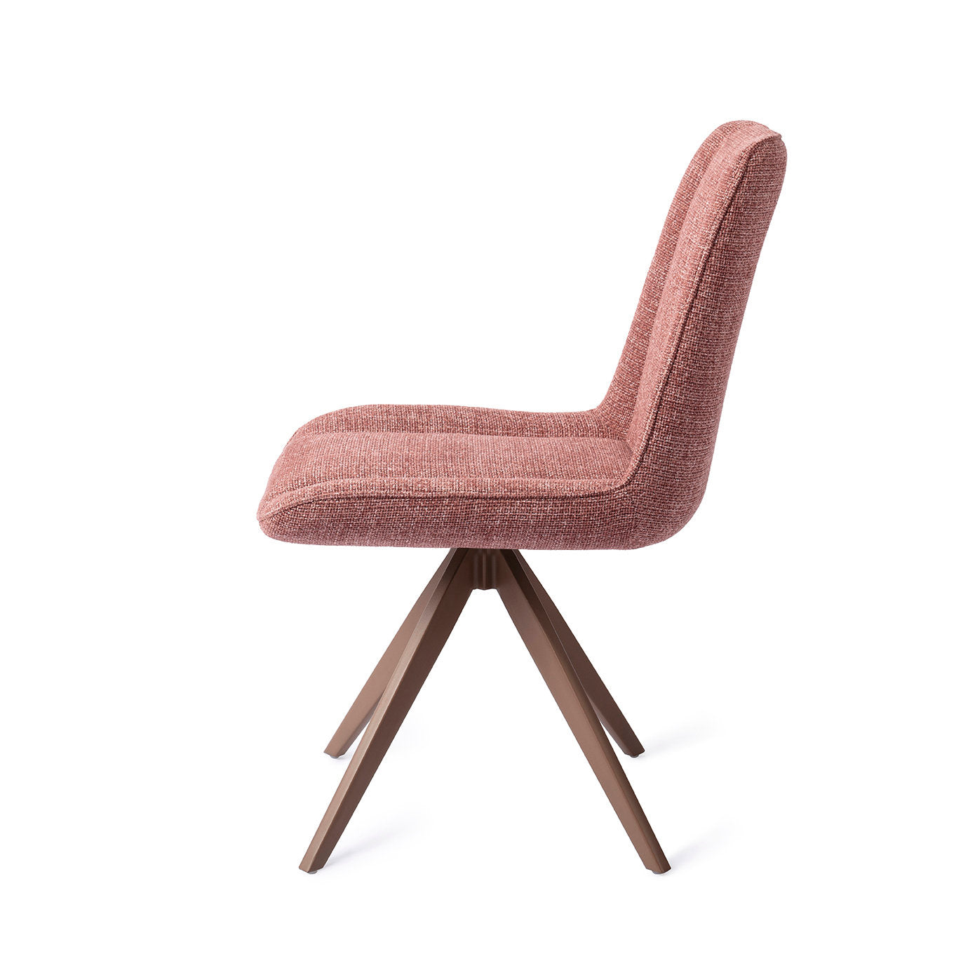 Jesper Home Umedo Scarlet Grain Eetkamerstoel - Turn Brown - KwaliteitWonen.nl