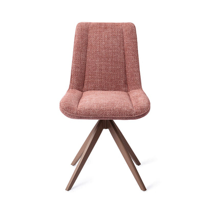 Jesper Home Umedo Scarlet Grain Eetkamerstoel - Turn Brown - KwaliteitWonen.nl