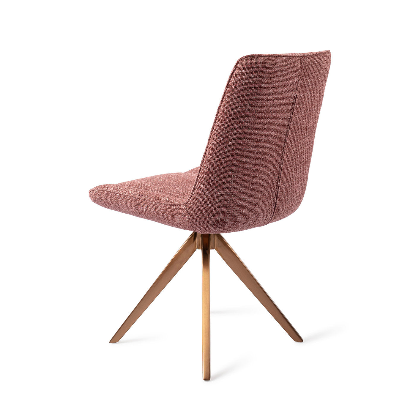 Jesper Home Umedo Scarlet Grain Eetkamerstoel - Turn Rose - KwaliteitWonen.nl
