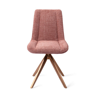 Jesper Home Umedo Scarlet Grain Eetkamerstoel - Turn Rose - KwaliteitWonen.nl
