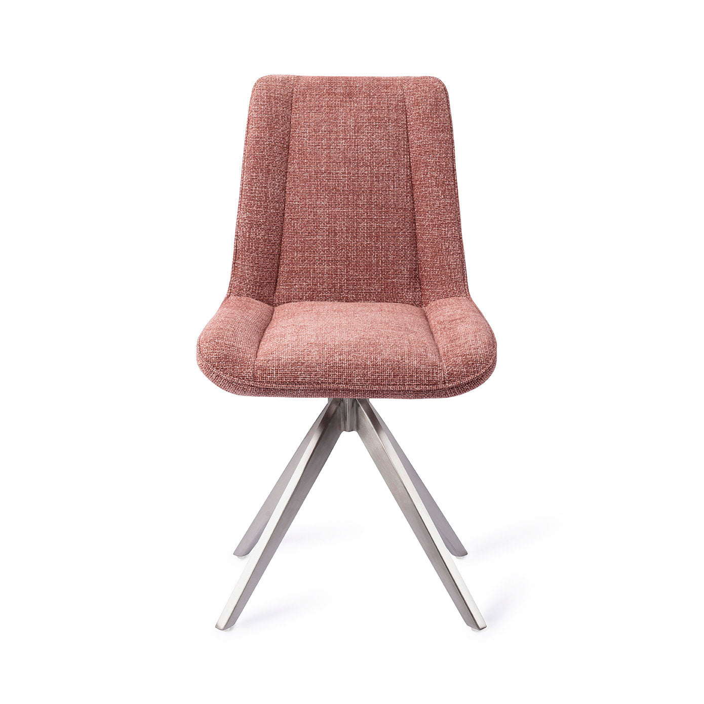 Jesper Home Umedo Scarlet Grain Eetkamerstoel - Turn Steel - KwaliteitWonen.nl