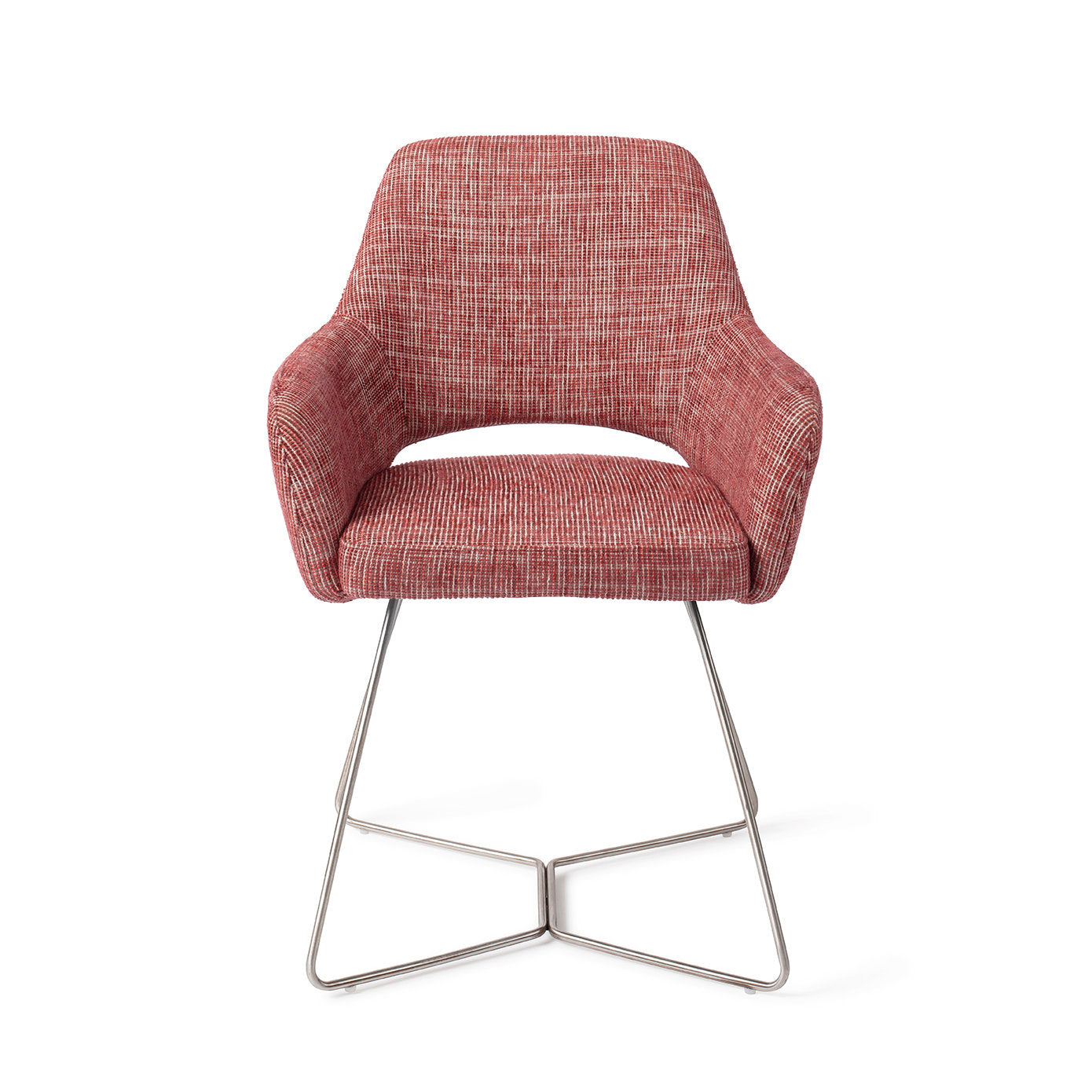 Jesper Home Yanai Berry Bars Eetkamerstoel - Beehive Steel - KwaliteitWonen.nl