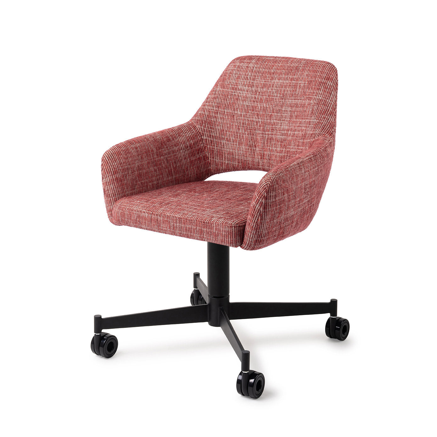 Jesper Home Yanai Berry Bars Eetkamerstoel - Caster Black - KwaliteitWonen.nl