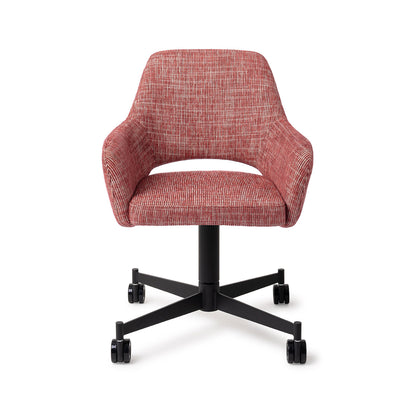 Jesper Home Yanai Berry Bars Eetkamerstoel - Caster Black - KwaliteitWonen.nl