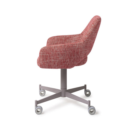 Jesper Home Yanai Berry Bars Eetkamerstoel - Caster Grey - KwaliteitWonen.nl