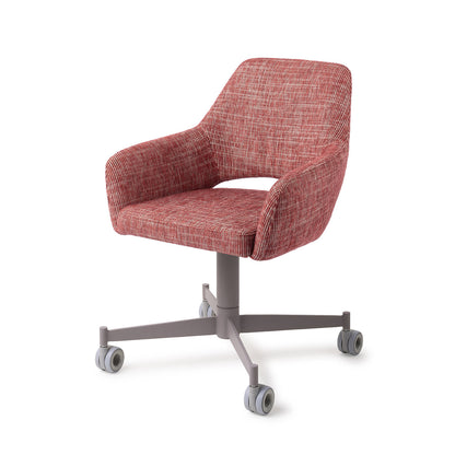 Jesper Home Yanai Berry Bars Eetkamerstoel - Caster Grey - KwaliteitWonen.nl