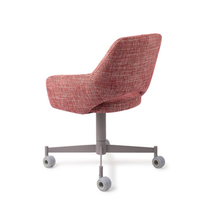 Jesper Home Yanai Berry Bars Eetkamerstoel - Caster Grey - KwaliteitWonen.nl