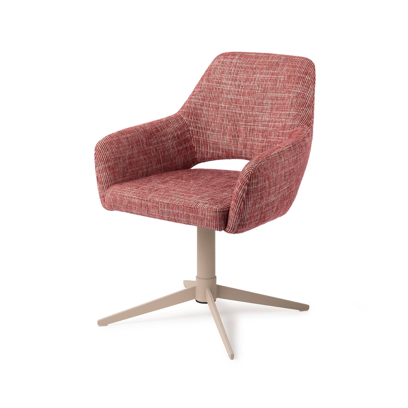 Jesper Home Yanai Berry Bars Eetkamerstoel - Quad Beige - KwaliteitWonen.nl