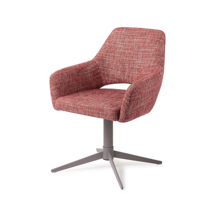 Jesper Home Yanai Berry Bars Eetkamerstoel - Quad Grey - KwaliteitWonen.nl