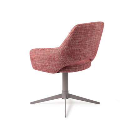 Jesper Home Yanai Berry Bars Eetkamerstoel - Quad Grey - KwaliteitWonen.nl
