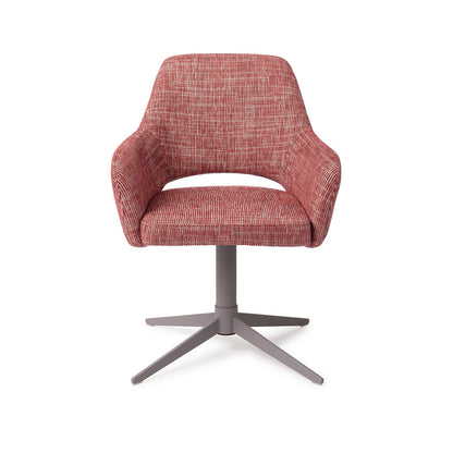 Jesper Home Yanai Berry Bars Eetkamerstoel - Quad Grey - KwaliteitWonen.nl