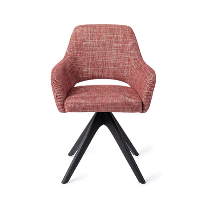 Jesper Home Yanai Berry Bars Eetkamerstoel - Revolve Oak Black - KwaliteitWonen.nl