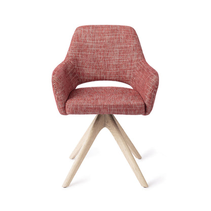 Jesper Home Yanai Berry Bars Eetkamerstoel - Revolve Oak Bleach - KwaliteitWonen.nl