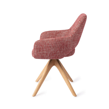 Jesper Home Yanai Berry Bars Eetkamerstoel - Revolve Oak Natural - KwaliteitWonen.nl