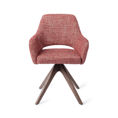 Jesper Home Yanai Berry Bars Eetkamerstoel - Revolve Oak Walnut - KwaliteitWonen.nl