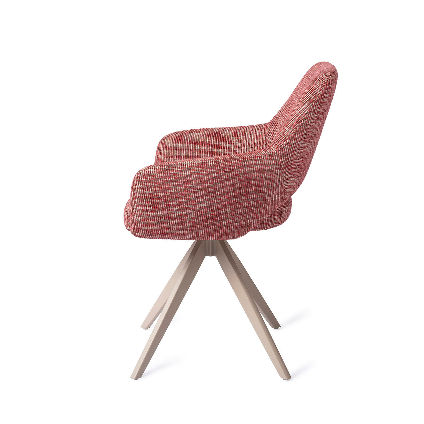 Jesper Home Yanai Berry Bars Eetkamerstoel - Turn Beige - KwaliteitWonen.nl