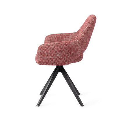 Jesper Home Yanai Berry Bars Eetkamerstoel - Turn Black - KwaliteitWonen.nl