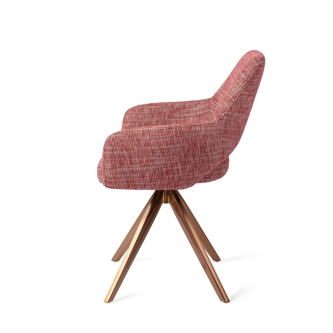 Jesper Home Yanai Berry Bars Eetkamerstoel - Turn Rose - KwaliteitWonen.nl