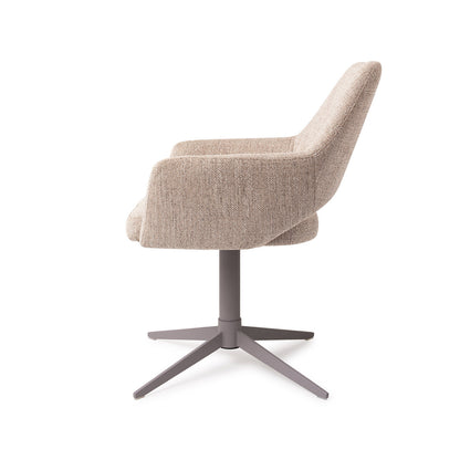 Jesper Home Yanai Biscuit Beach Eetkamerstoel - Quad Grey-Kwaliteitwonen.nl