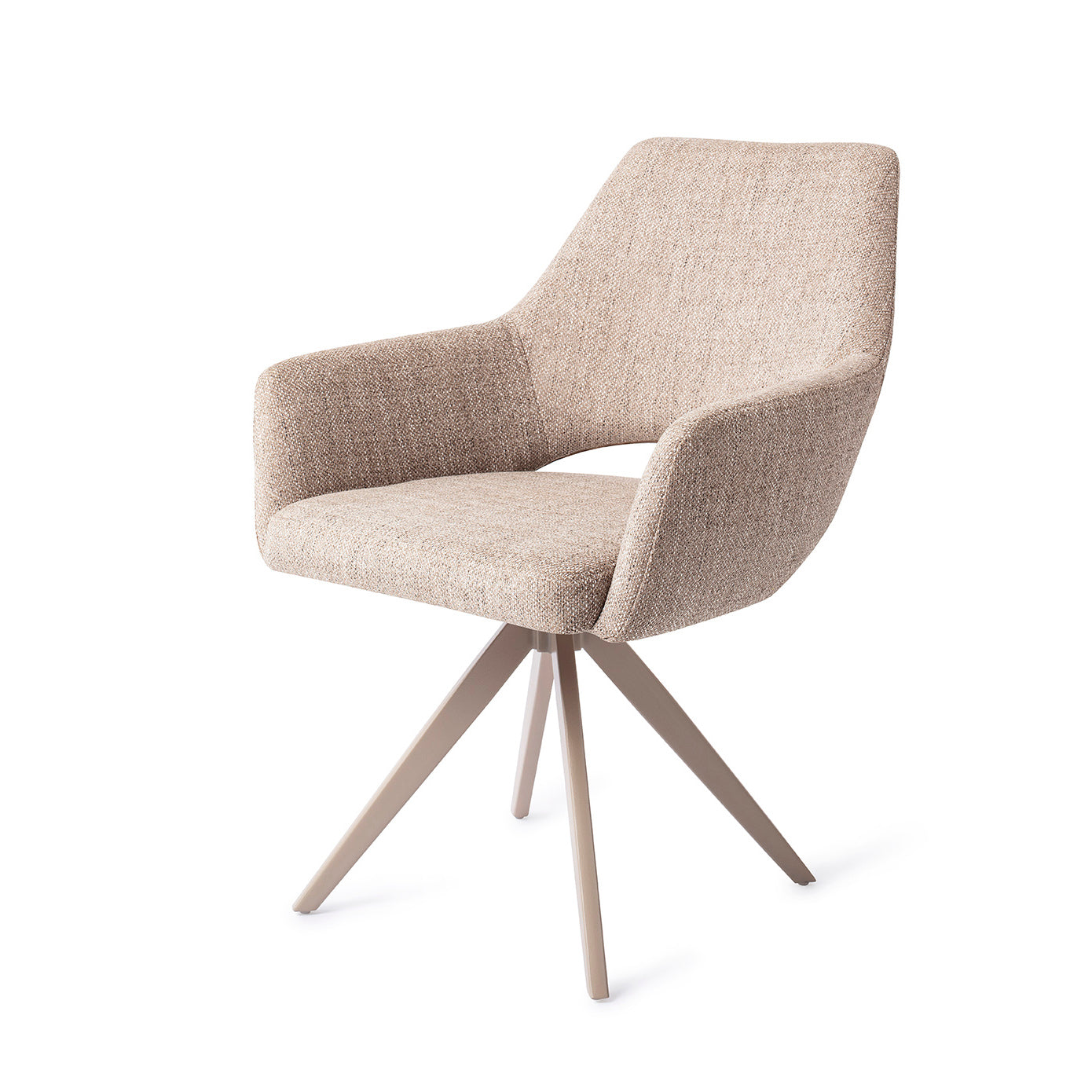 Jesper Home Yanai Biscuit Beach Eetkamerstoel - Turn Beige - KwaliteitWonen.nl