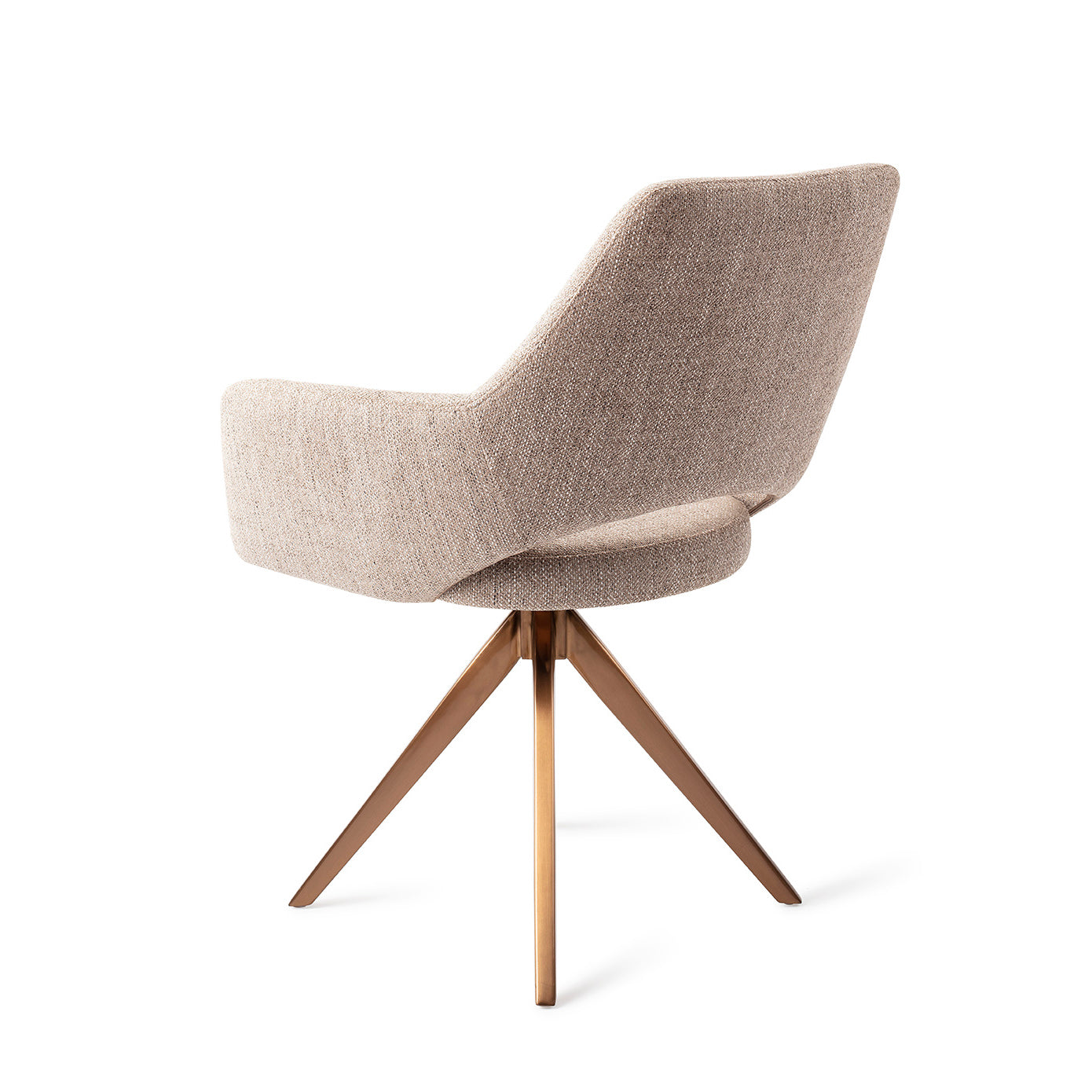 Jesper Home Yanai Biscuit Beach Eetkamerstoel - Turn Rose - KwaliteitWonen.nl