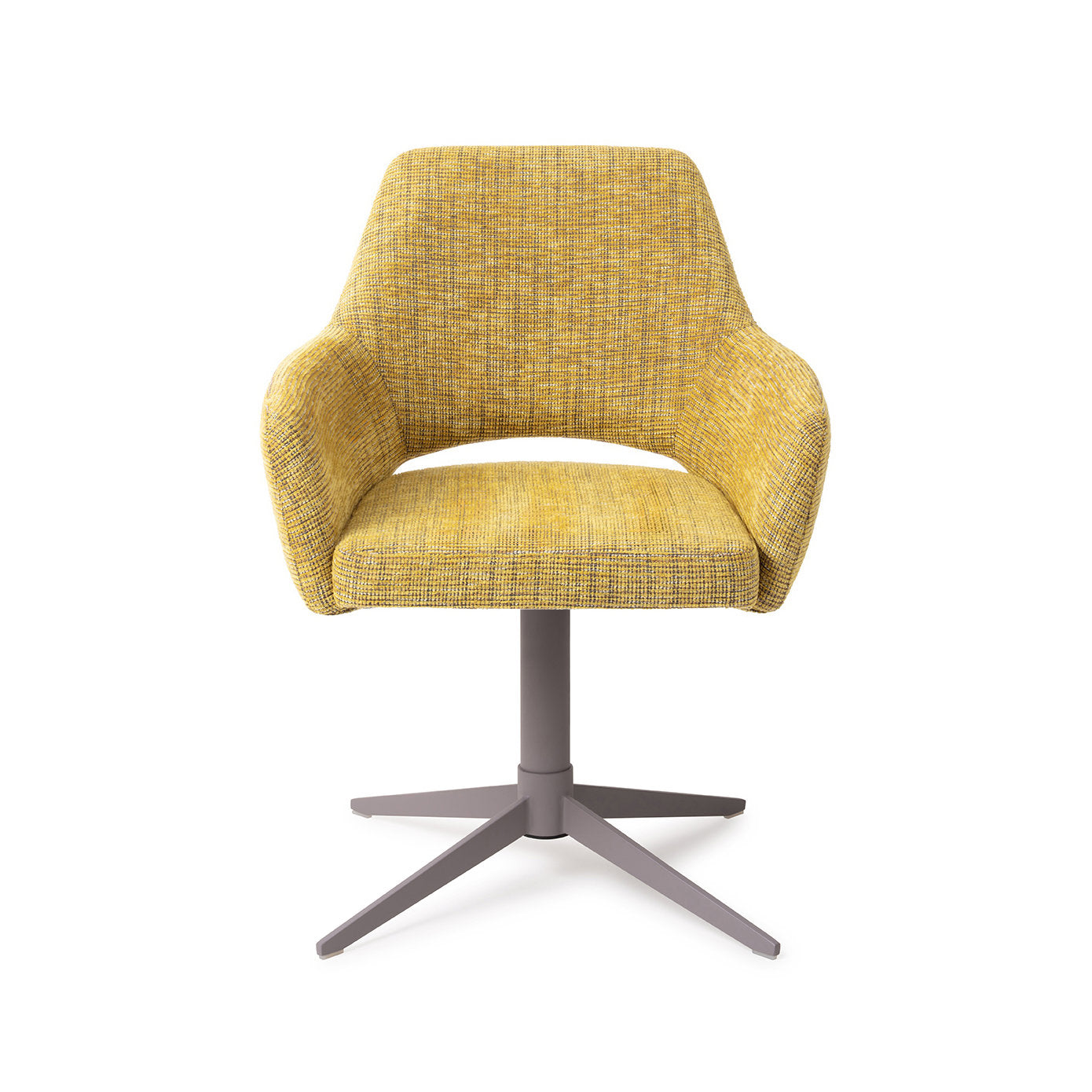 Jesper Home Yanai Lemon Lines Eetkamerstoel - Quad Grey - KwaliteitWonen.nl