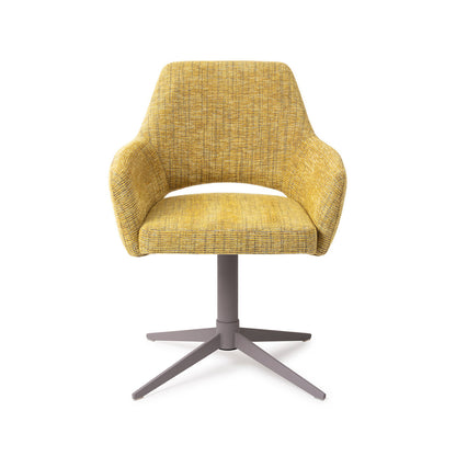 Jesper Home Yanai Lemon Lines Eetkamerstoel - Quad Grey - KwaliteitWonen.nl