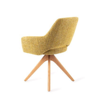 Jesper Home Yanai Lemon Lines Eetkamerstoel - Revolve Oak Natural - KwaliteitWonen.nl