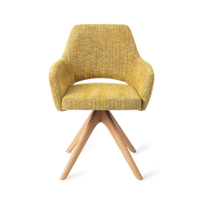 Jesper Home Yanai Lemon Lines Eetkamerstoel - Revolve Oak Natural - KwaliteitWonen.nl