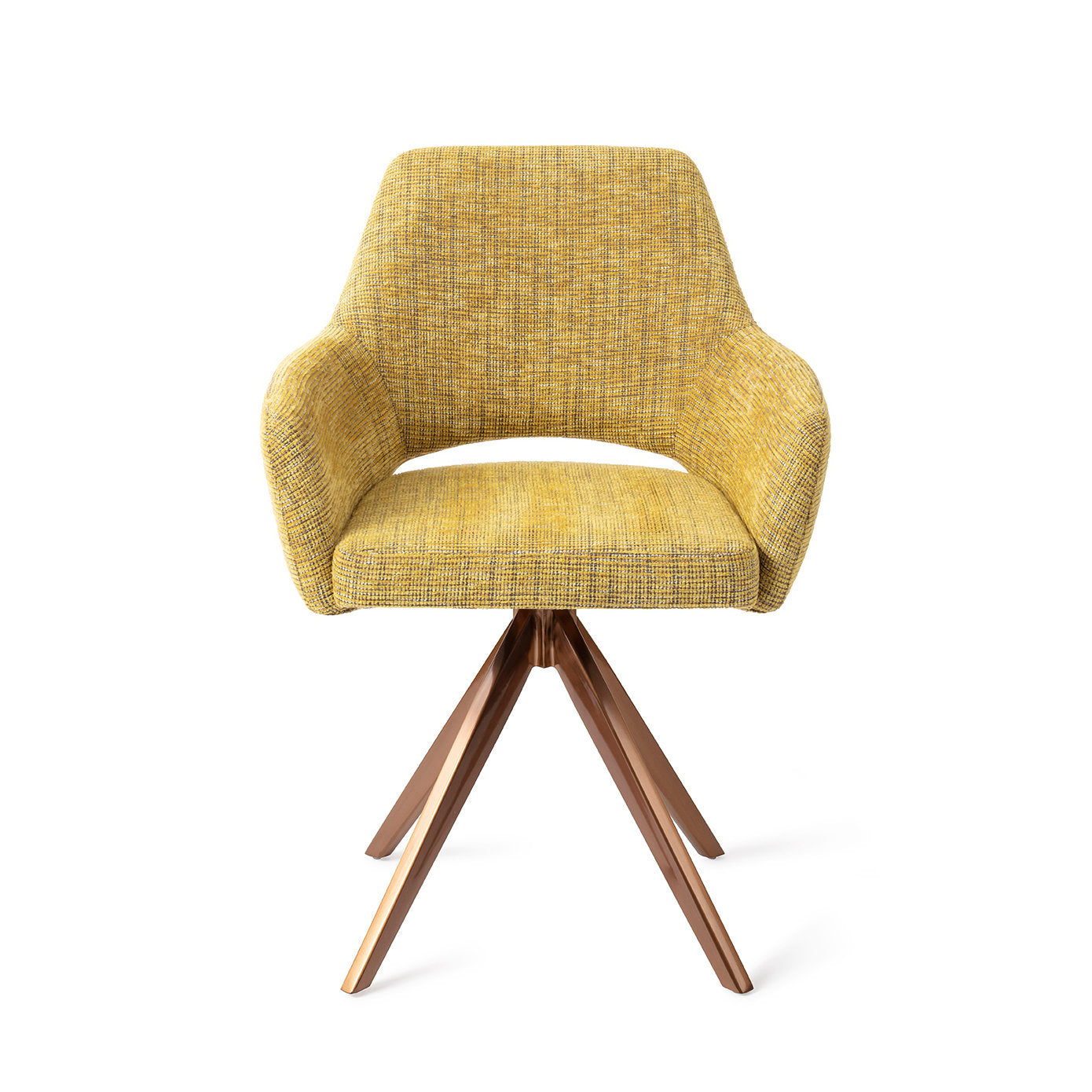 Jesper Home Yanai Lemon Lines Eetkamerstoel - Turn Rose - KwaliteitWonen.nl