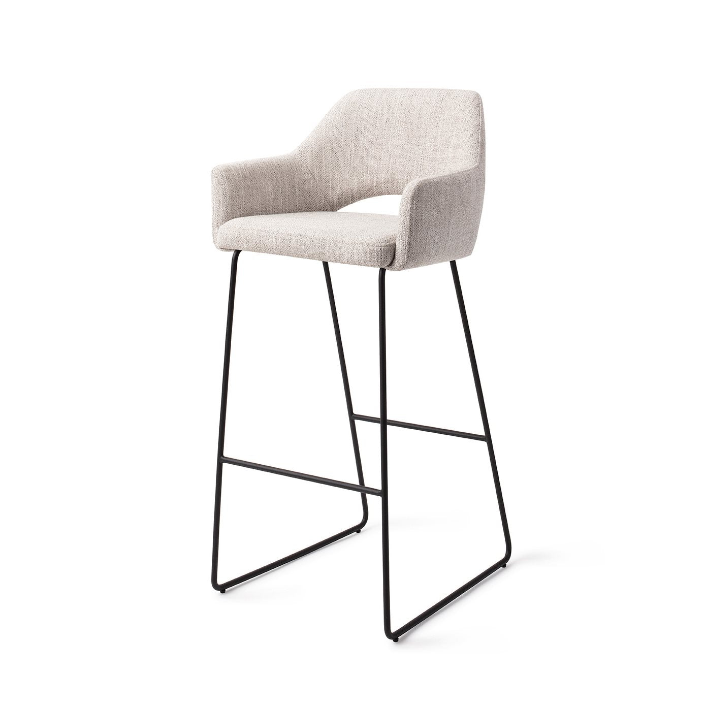 Jesper Home Yanai Pigeon Barkruk - Slide Black (H) - KwaliteitWonen.nl