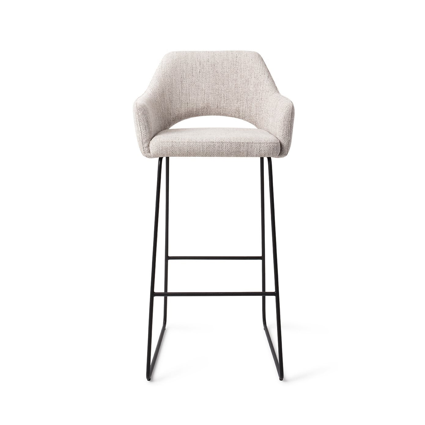 Jesper Home Yanai Pigeon Barkruk - Slide Black (H) - KwaliteitWonen.nl