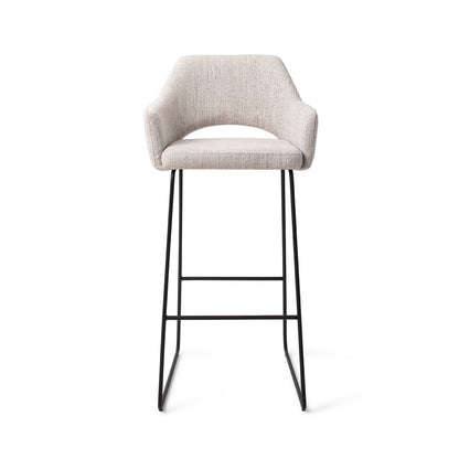 Jesper Home Yanai Pigeon Barkruk - Slide Black (H) - KwaliteitWonen.nl